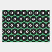 Wrapping Paper Sheets für 8-Ball Billards Geschenkpapier Set (Vorderseite 2)