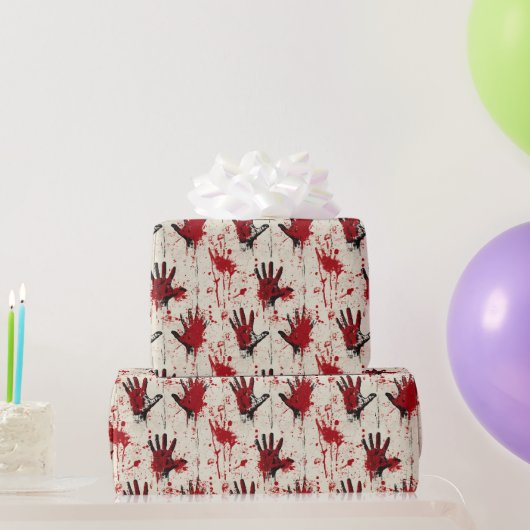 Wrapping Paper Sheets für echte Crime Horror Geschenkpapier (Partygeschenke)
