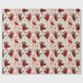 Wrapping Paper Sheets für echte Crime Horror Geschenkpapier (Flach)