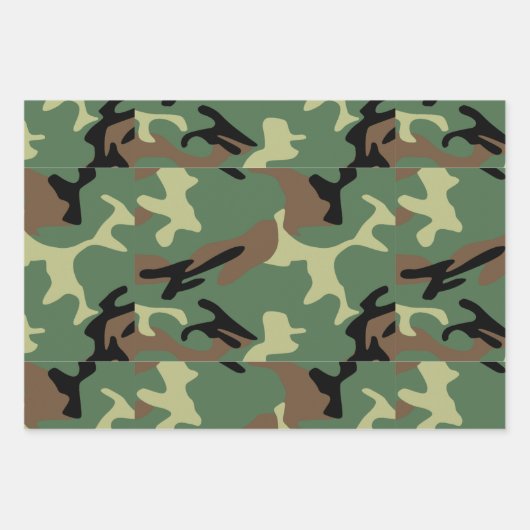 Wrapping Paper Sheets für militärische Camouflage  Geschenkpapier Set (Vorderseite 2)