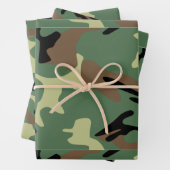 Wrapping Paper Sheets für militärische Camouflage  Geschenkpapier Set (Beispiel)