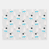 Wrapping Paper Sheets für Weihnachtselemente aus H Geschenkpapier Set (Vorderseite 2)