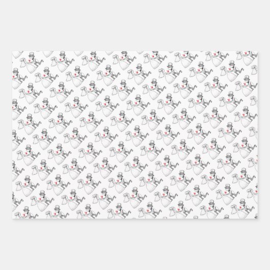 Wrapping Paper Sheets Geschenkpapier Set (Vorderseite 3)
