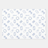 Wrapping Paper Sheets Geschenkpapier Set (Vorderseite 2)