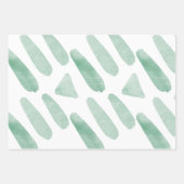 Wrapping Paper Sheets - Green Elements Geschenkpapier Set (Vorderseite 3)