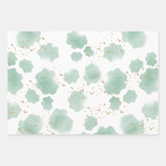 Wrapping Paper Sheets - Green Elements Geschenkpapier Set (Vorderseite 2)