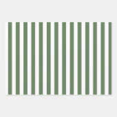 Wrapping Paper Sheets - Green & White Christmas Geschenkpapier Set (Vorderseite 3)