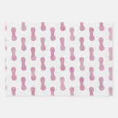 Wrapping Paper Sheets - Pink Pattern Geschenkpapier Set (Vorderseite 3)