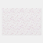Wrapping Paper Sheets - Pink Patterns Geschenkpapier Set (Vorderseite)