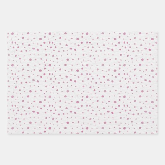 Wrapping Paper Sheets - Pink Patterns Geschenkpapier Set (Vorderseite)