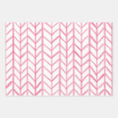 Wrapping Paper Sheets - Pink Patterns Geschenkpapier Set (Vorderseite)