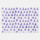 Wrapping Paper Sheets - Purple Patterns Geschenkpapier Set (Vorderseite 3)