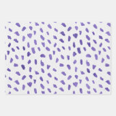 Wrapping Paper Sheets - Purple Patterns Geschenkpapier Set (Vorderseite 2)