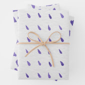 Wrapping Paper Sheets - Purple Patterns Geschenkpapier Set (Beispiel)