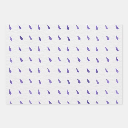 Wrapping Paper Sheets - Purple Patterns Geschenkpapier Set (Vorderseite)