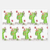 Wrapping Paper Sheets Snake Cactus Bird Geschenkpapier Set (Vorderseite 3)
