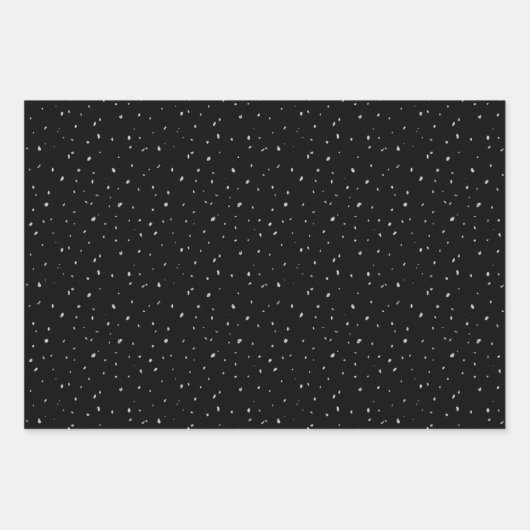 Wrapping Paper Sheets - Snow Pattern Geschenkpapier Set (Vorderseite 3)
