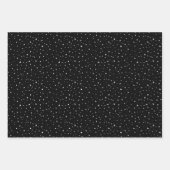 Wrapping Paper Sheets - Snow Pattern Geschenkpapier Set (Vorderseite 2)