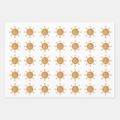 Wrapping Paper Sheets - Sun Geschenkpapier Set (Vorderseite)