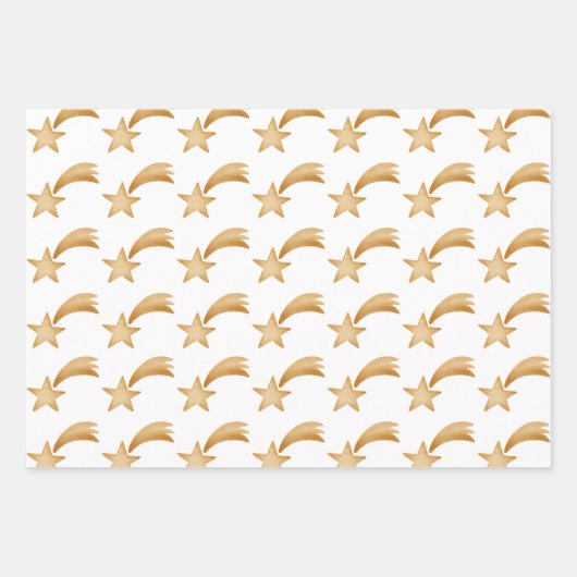 Wrapping Paper Sheets - Sun, Moon And Falling Star Geschenkpapier Set (Vorderseite 3)