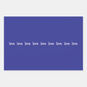 Wrapping Paper Sheets Valentine's Liebe Red Black Geschenkpapier Set (Vorderseite 3)