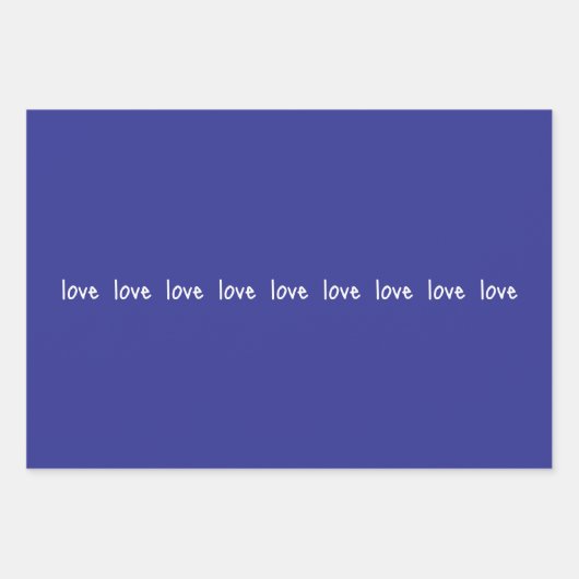 Wrapping Paper Sheets Valentine's Liebe Red Black Geschenkpapier Set (Vorderseite 3)