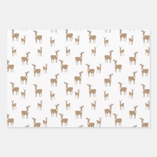 Wrapping Paper Sheets - Winter Patterns Geschenkpapier Set (Vorderseite 2)