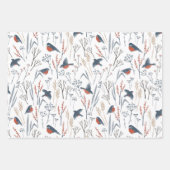 Wrapping Paper Sheets - Winter Patterns Geschenkpapier Set (Vorderseite 3)