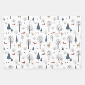 Wrapping Paper Sheets - Winter Patterns Geschenkpapier Set (Vorderseite 2)