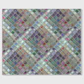 Wrapping Paper Shimmer Edelsteine Geschenkpapier (Flach)