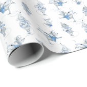 Wrapping Paper - Snow Mice Pattern Geschenkpapier (Rolleneckpunkt)