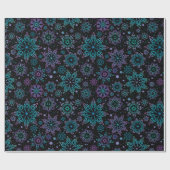 Wrapping paper "Snowflakes" Geschenkpapier (Flach)