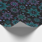 Wrapping paper "Snowflakes" Geschenkpapier (Ecke)