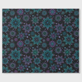 Wrapping paper "Snowflakes" Geschenkpapier (Flach)