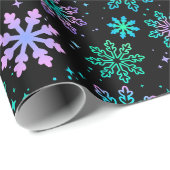 Wrapping paper "Snowflakes" Geschenkpapier (Rolleneckpunkt)