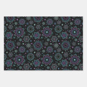 Wrapping paper "Snowflakes" Geschenkpapier Set (Vorderseite 2)