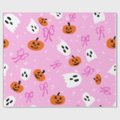 Wrapping Paper Spooky Halloween Geschenkpapier (Flach)
