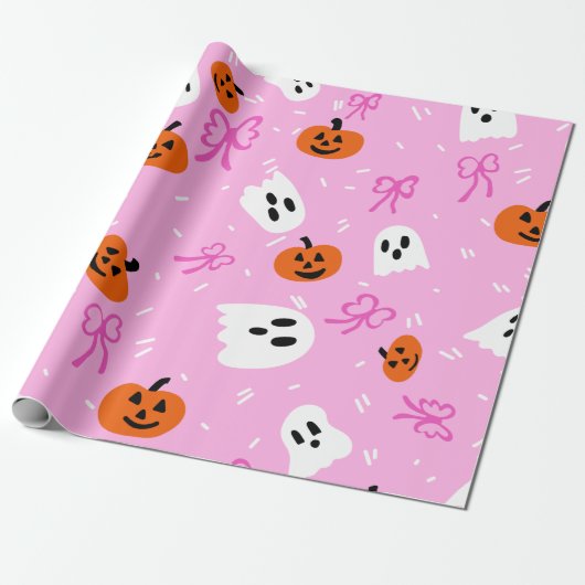 Wrapping Paper Spooky Halloween Geschenkpapier (Ungerollt)