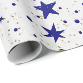 Wrapping Paper, Stars und Monde Wrapping Geschenkpapier (Rolleneckpunkt)