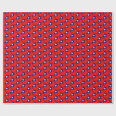Wrapping Paper "Taiwan Flag Honeycomb" Geschenkpapier (Flach)