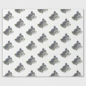Wrapping Paper Tempel Geschenkpapier (Flach)