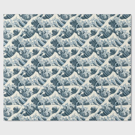 Wrapping Paper - The Wave by Hokusai Geschenkpapier (Flach)