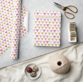 Wrapping Paper - Triangles Geschenkpapier