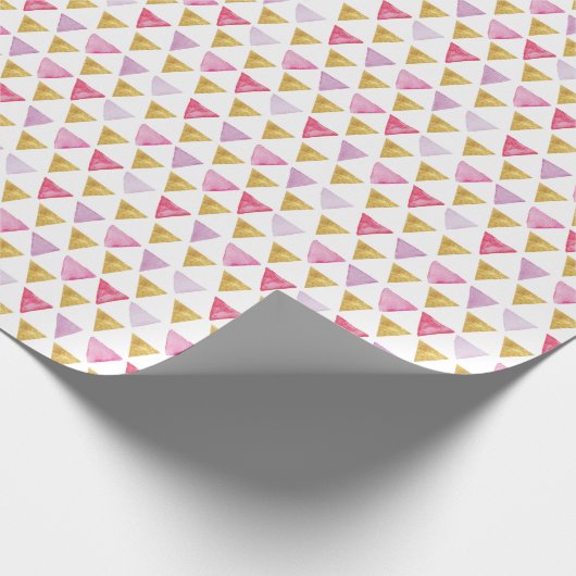 Wrapping Paper - Triangles Geschenkpapier (Ecke)
