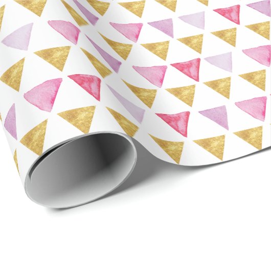 Wrapping Paper - Triangles Geschenkpapier (Rolleneckpunkt)