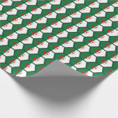Wrapping Paper über die Flagge Algeriens Geschenkpapier (Ecke)