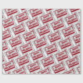 Wrapping Paper über die Weihnachtssteuer Geschenkpapier (Flach)