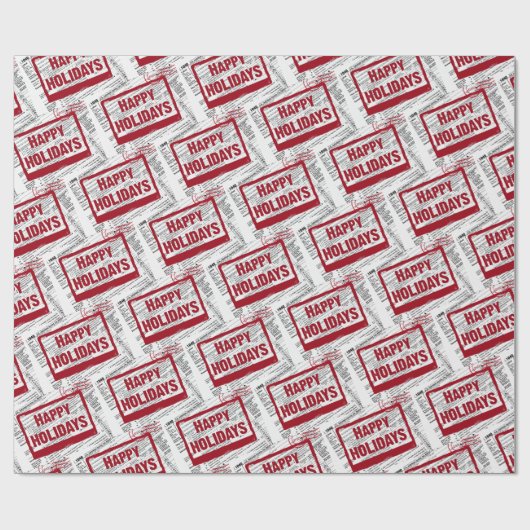 Wrapping Paper über die Weihnachtssteuer Geschenkpapier (Flach)