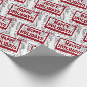 Wrapping Paper über die Weihnachtssteuer Geschenkpapier (Ecke)