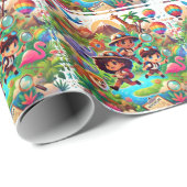 Wrapping Paper von Adventure Seekers Geschenkpapier (Rolleneckpunkt)